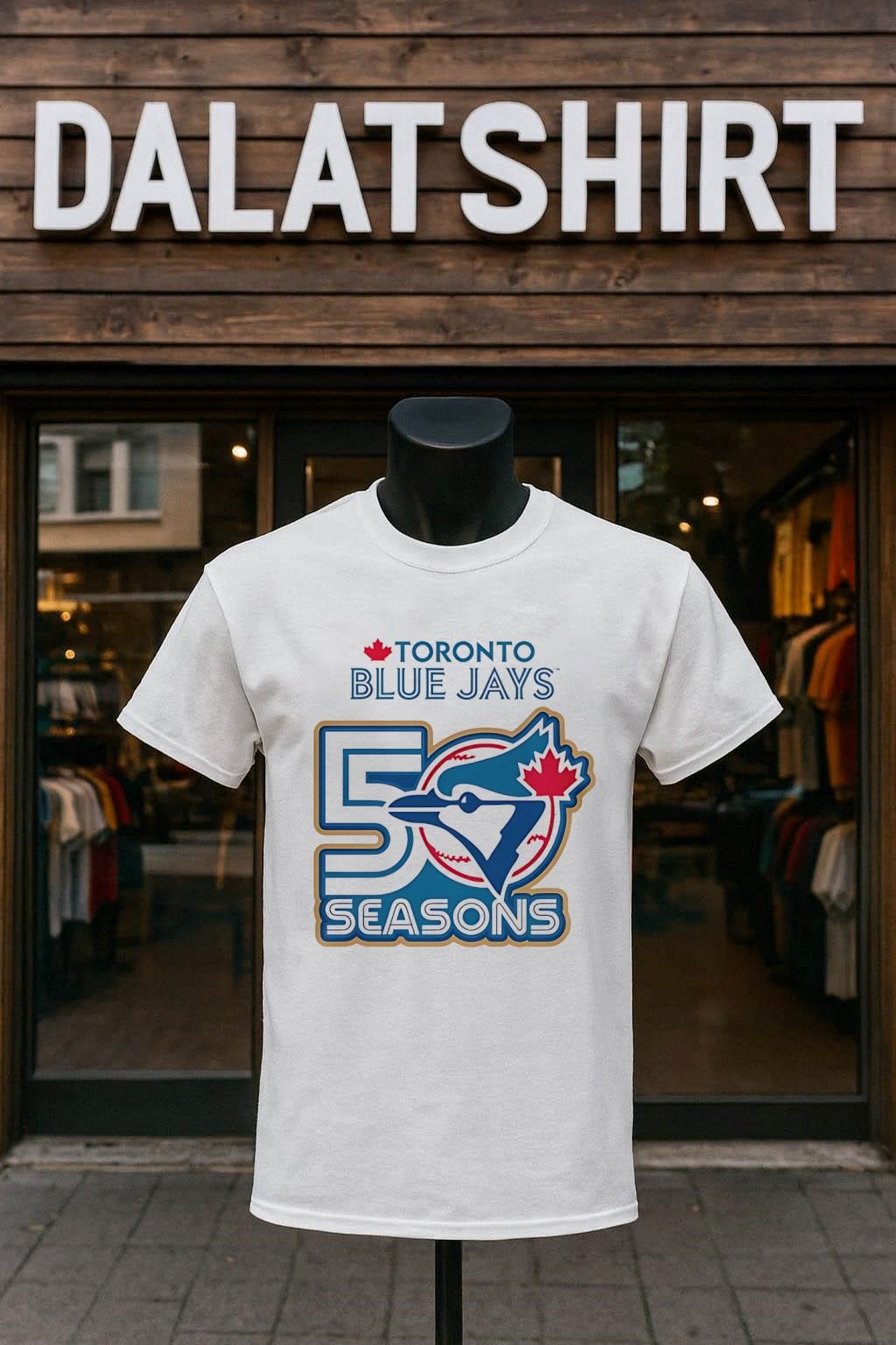 Toronto Blue Jays 2026 Commemorative Retro 50 Seasons shirt - Dalatshirt Store Online Shopping in USA