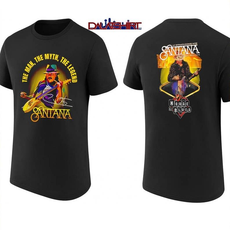 Carlos Santana 2026 Tour shirt