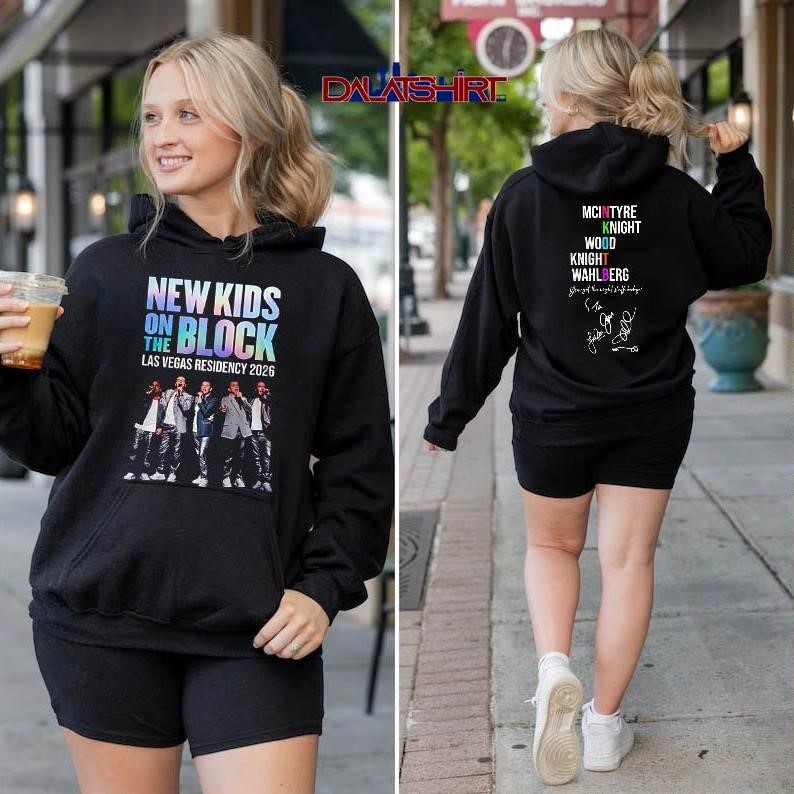 New Kids On Block The Las Vegas Residency 2026 hoodie