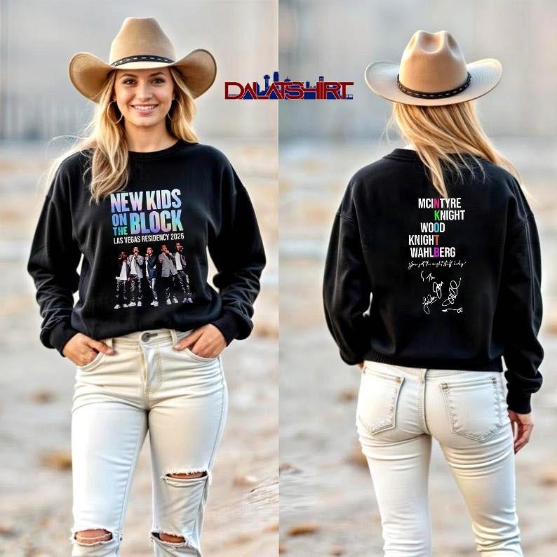 New Kids On Block The Las Vegas Residency 2026 long-sleeve