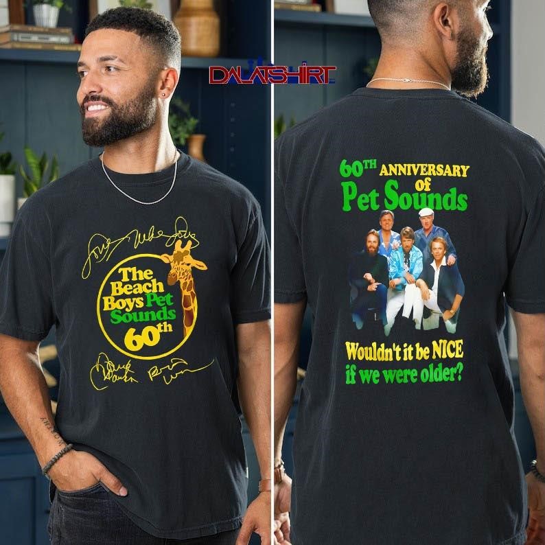 The Beach Boys Pet Sounds 60th Anniversary t-shirt