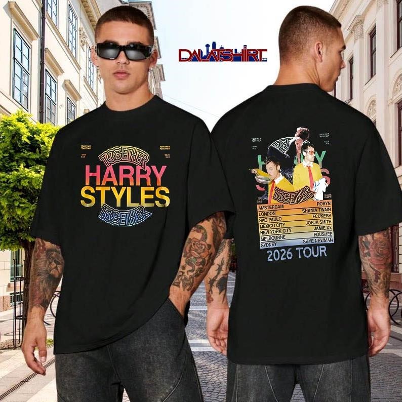 Together Harry Styles Together 2026 Tour black-shirt