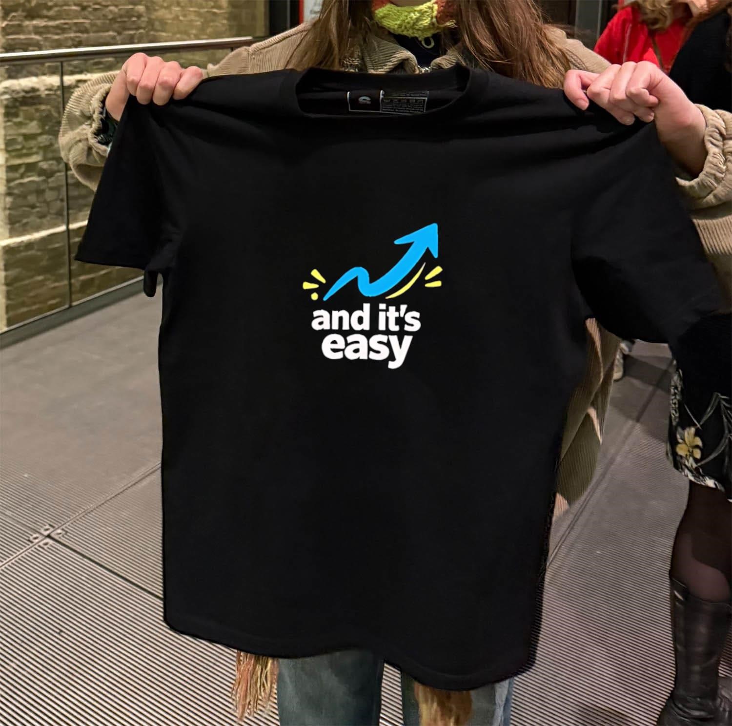 And It's Easy black-t-shirt