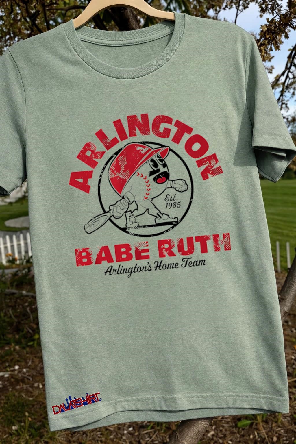 Arlington Babe Ruth 2026 Opening Day Arlington's Home Team baseball sage-green-t-shirt