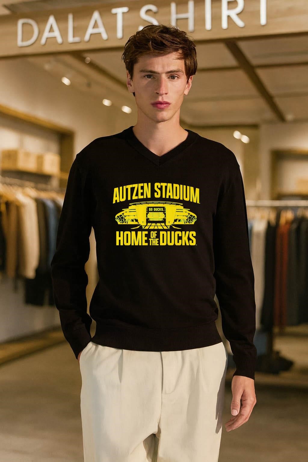 Autzen Stadium Home Of The Ducks Football long-sleeve