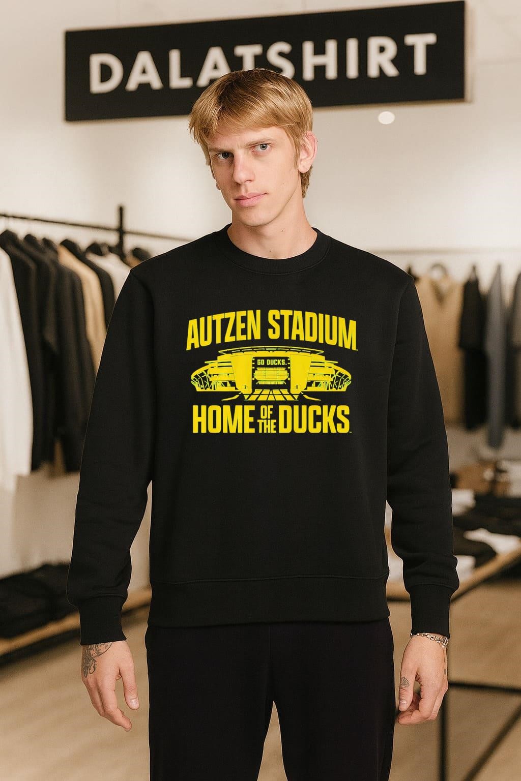 Autzen Stadium Home Of The Ducks Football sweater