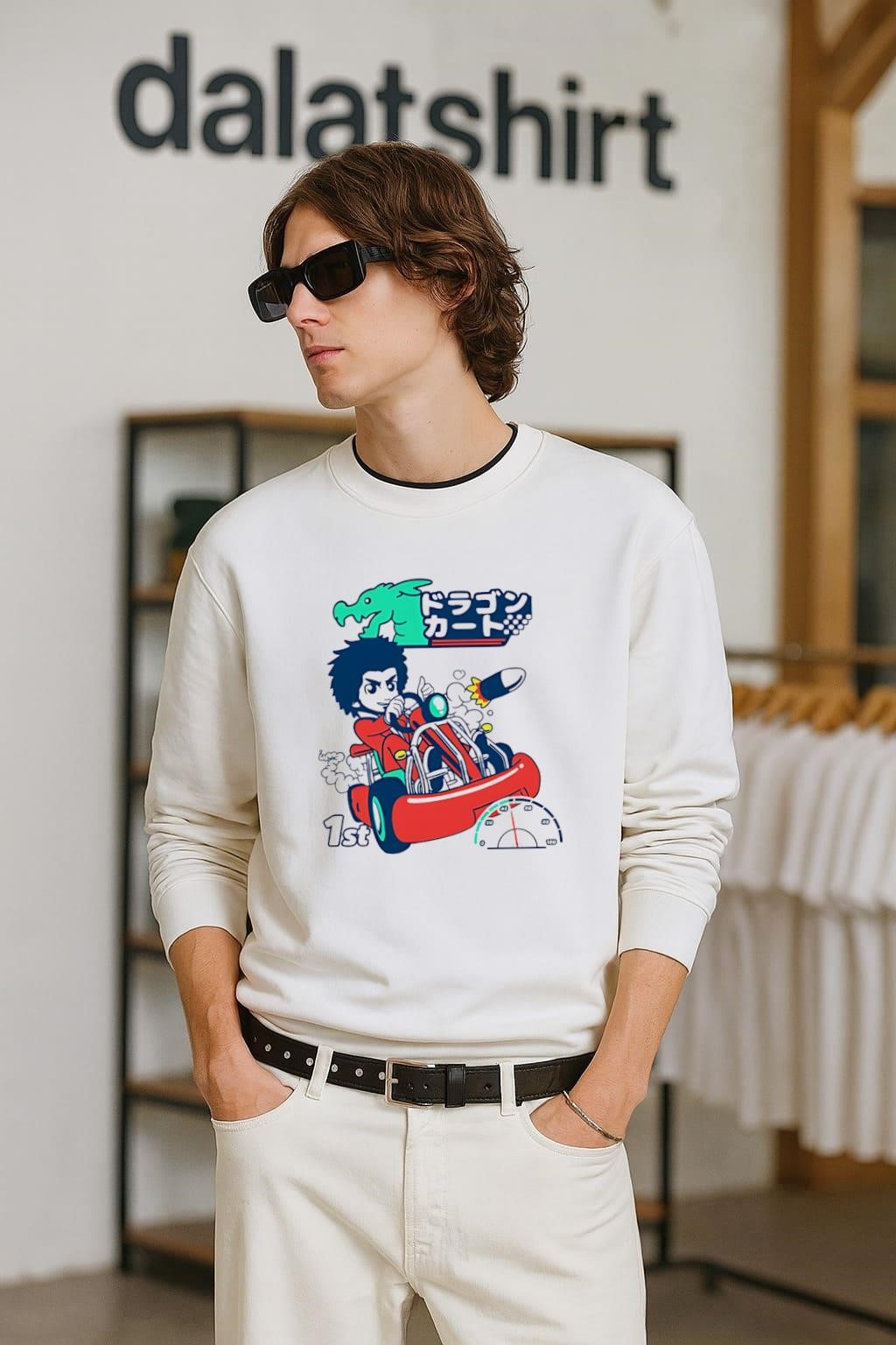 Awesome Ichiban Dragon Kart 1st long-sleeve