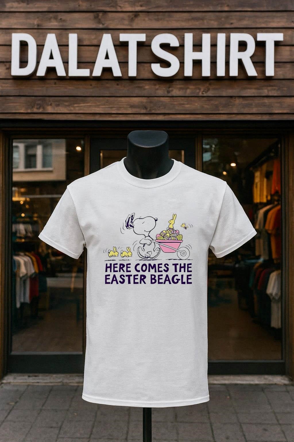 Awesome Snoopy here comes the easter beagle shirt