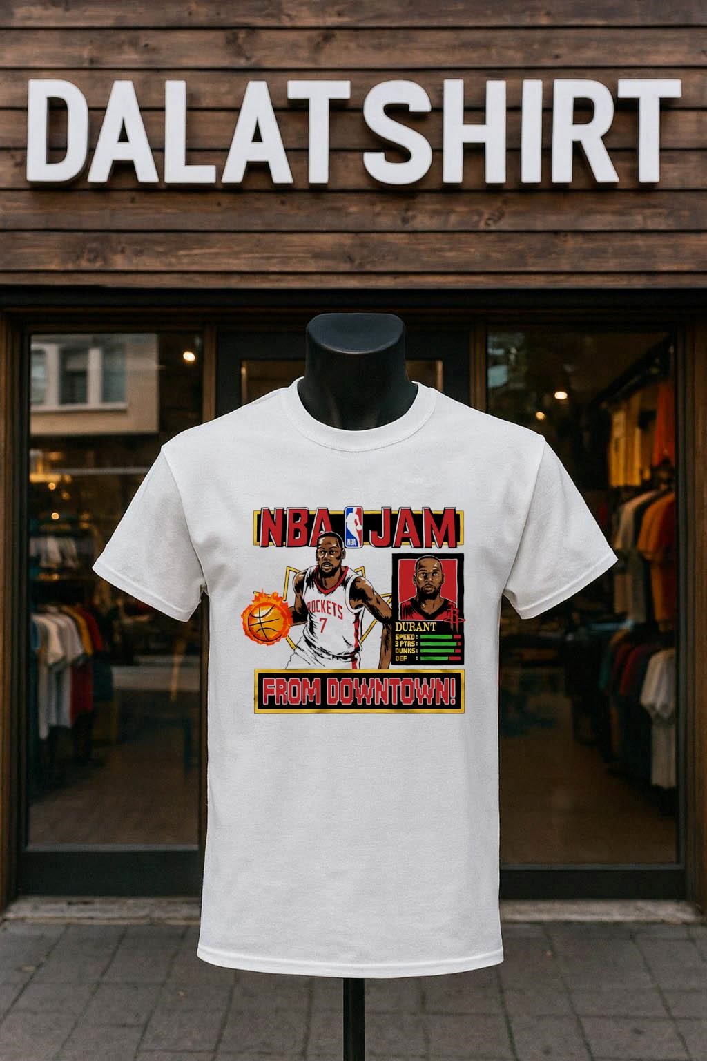Best NBA Jam Rockets Kevin Durant From Downtown shirt