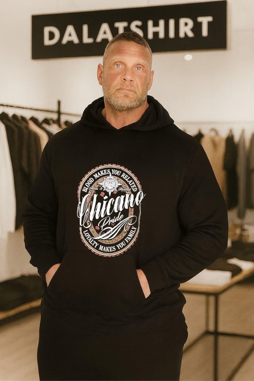 Blood Makes You Related Chicano Pride Loyalty Makes You Family hoodie