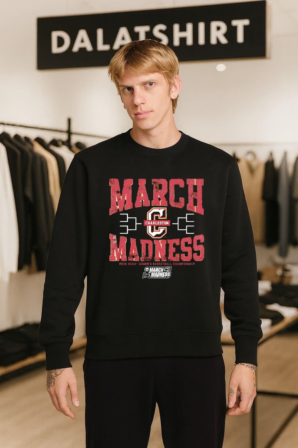 Charleston Cougars WBB 2026 March Madness NCAA Women's Basketball Championship sweater