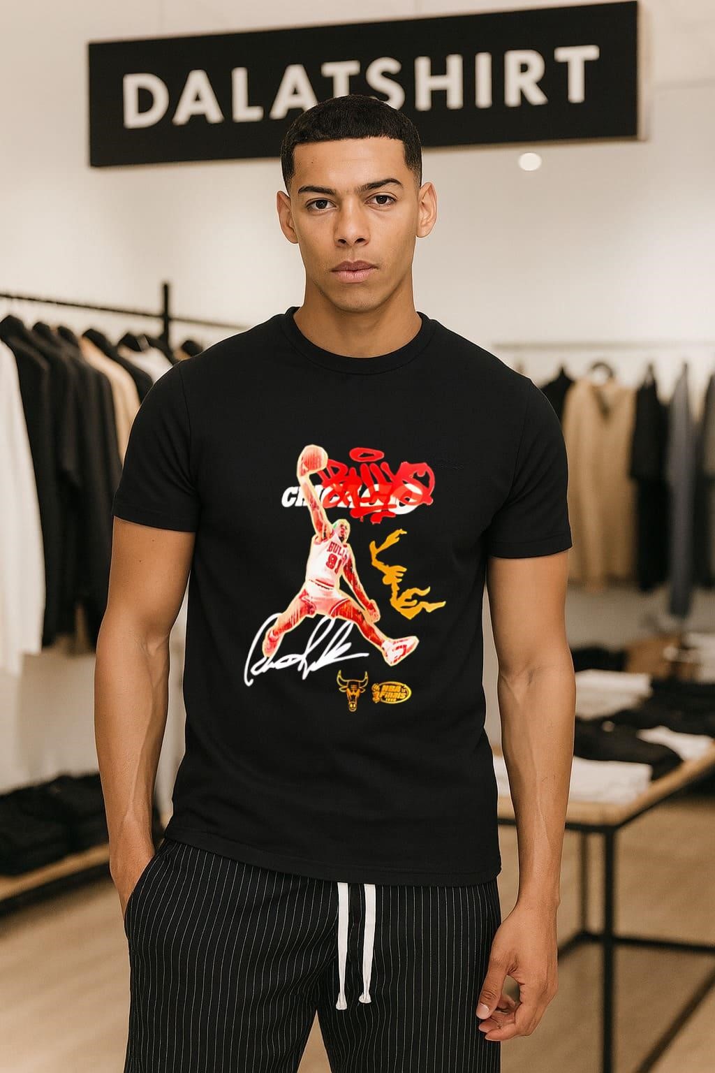 Chicago Bulls Dennis Rodman 91 NBA Finals 1998 Signature shirt