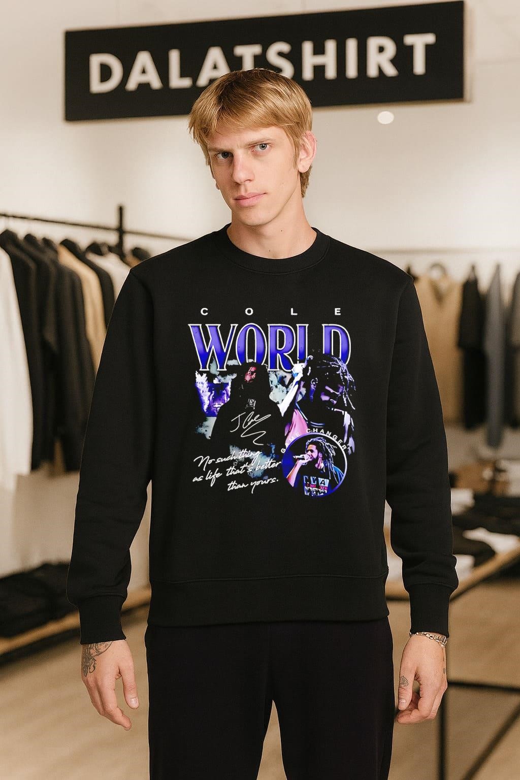 Cole World J Cole Game Changer Hip Hop sweater