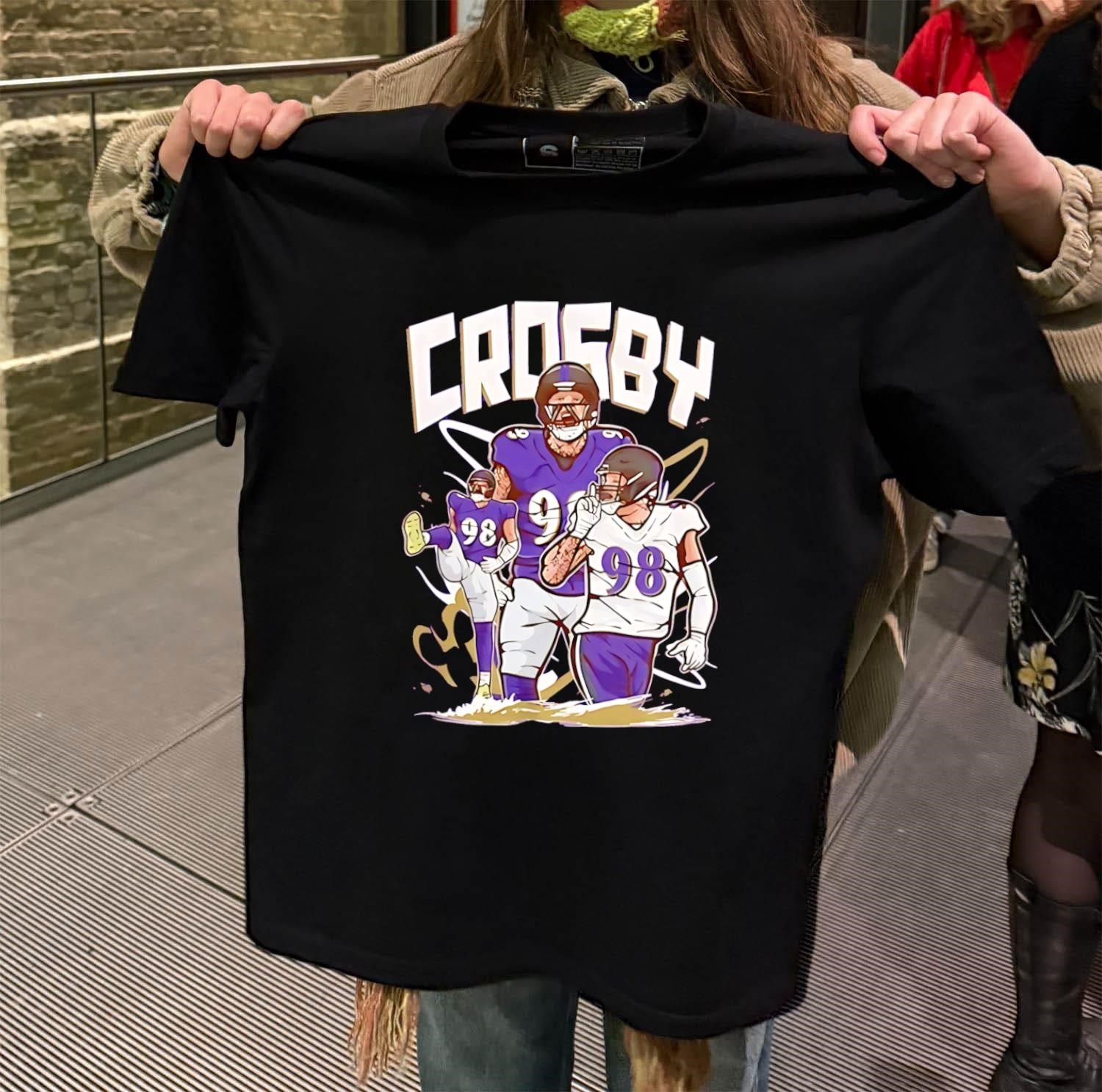 Crosby 98 Maxx Las Vegas Raiders Football black-t-shirt