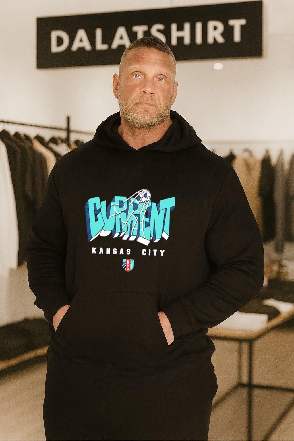 Current Kansas City Soccer Ball Net Goal hoodie