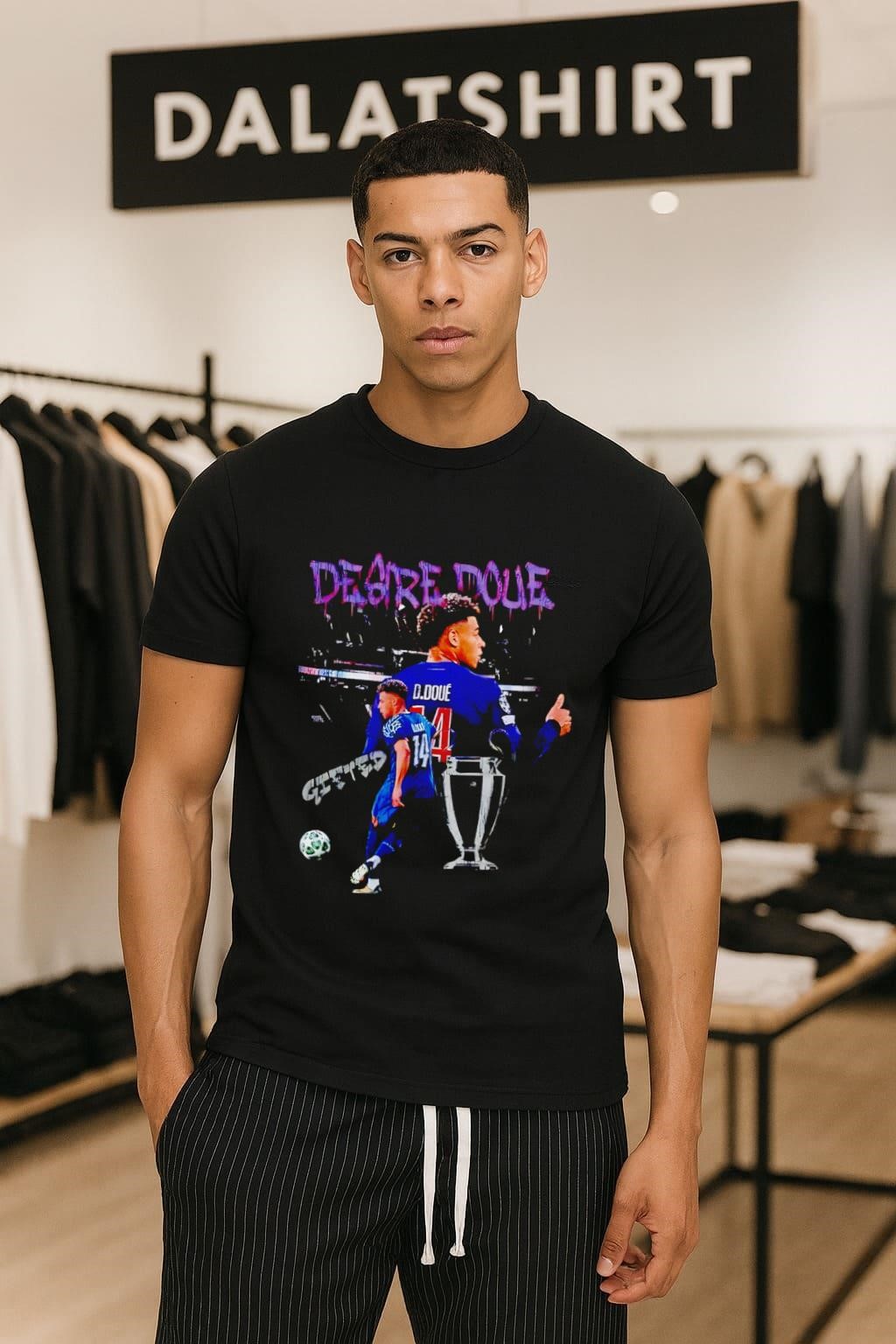 Desire Doue D. Doue 14 Gifted Football Player shirt