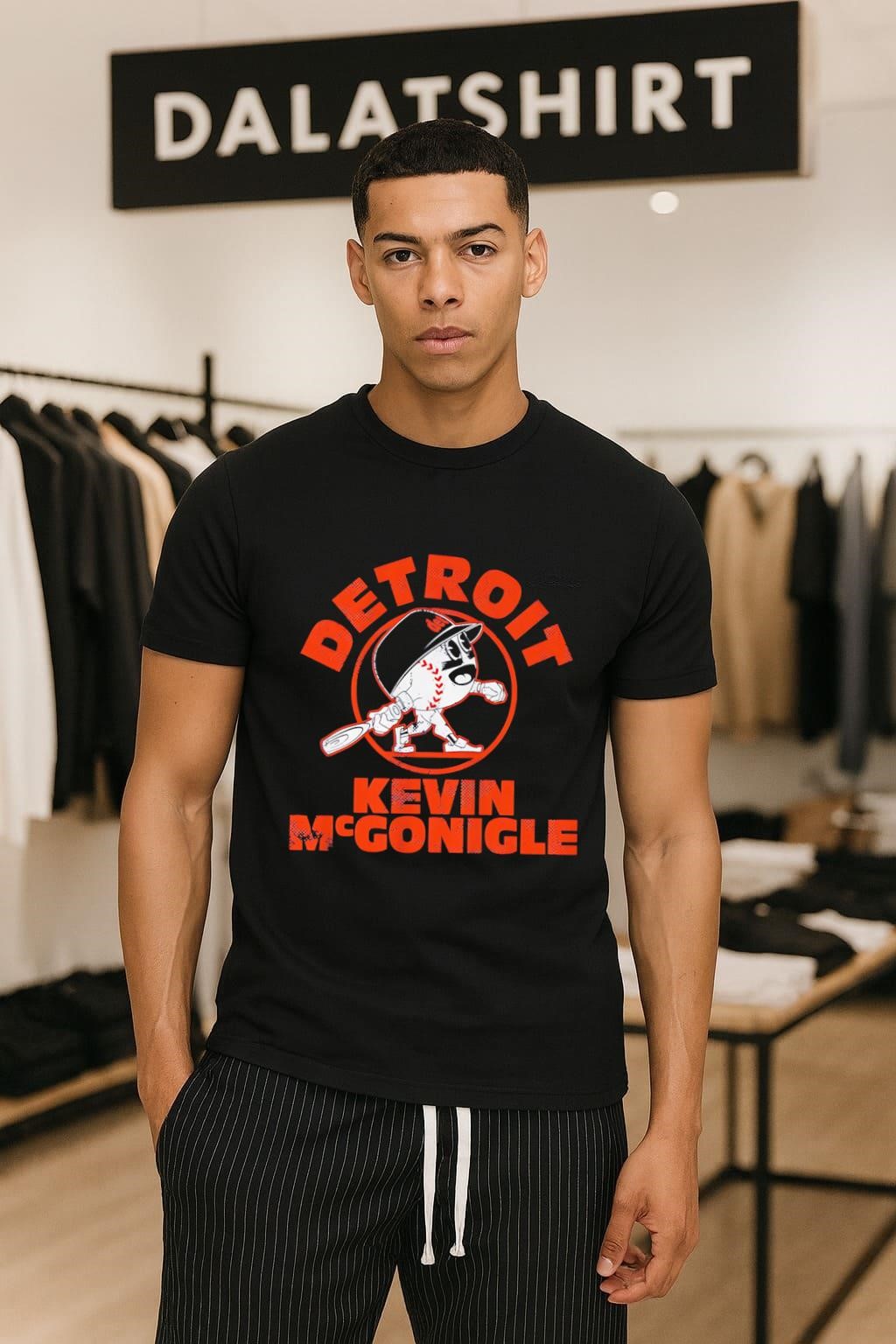 Detroit Kevin McGonigle Baseball retro shirt