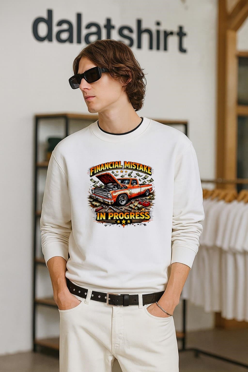 Financial Mistake In Progress long-sleeve