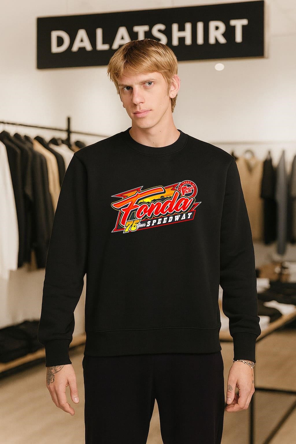 Fonda Speedway 75 Years Fonda Fair Logo sweater