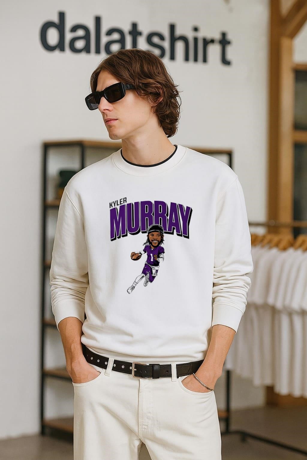 Funny Minnesota Vikings Kyler Murray Caricature long-sleeve