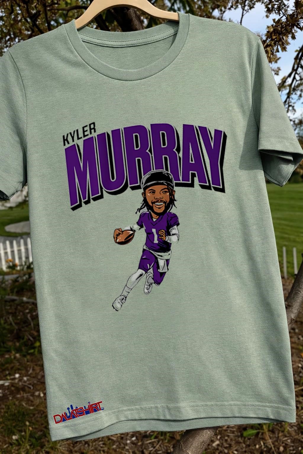 Funny Minnesota Vikings Kyler Murray Caricature sage-green-t-shirt