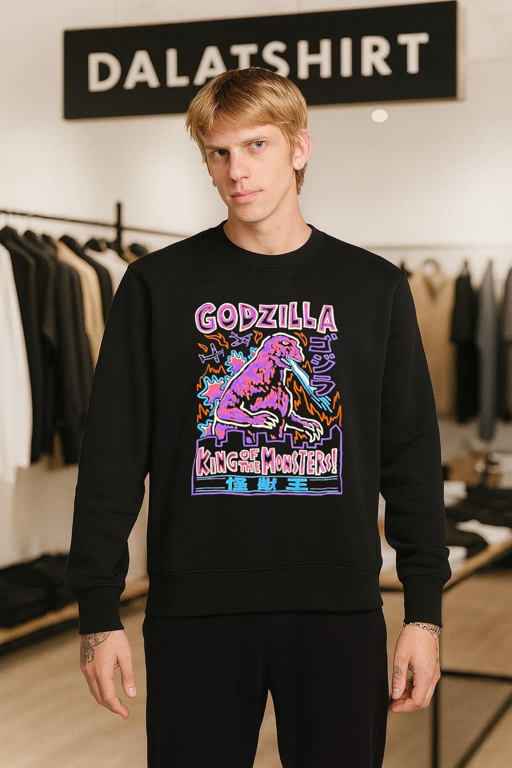 Godzilla king of the monsters sweater