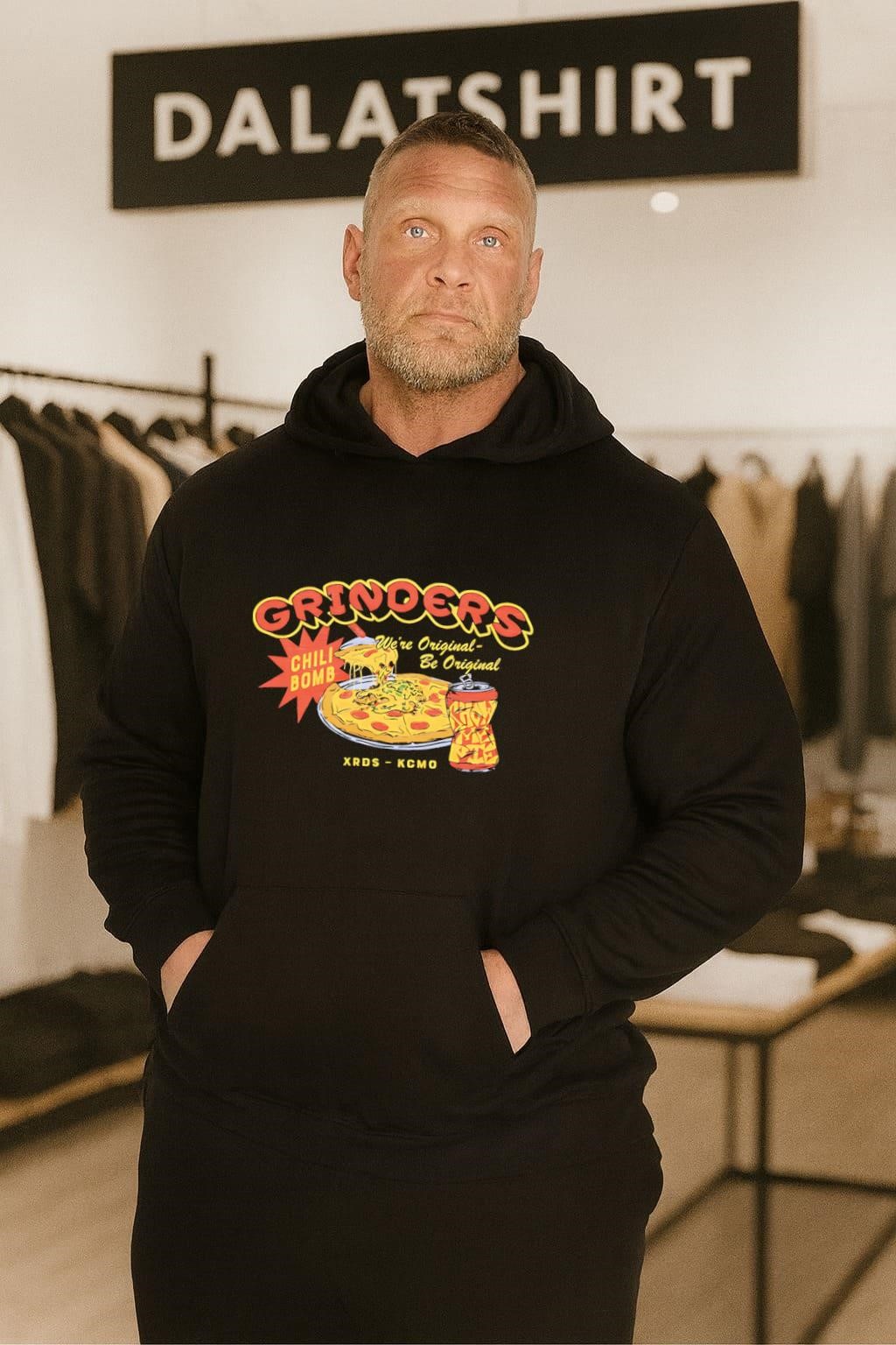 Grinders Chili Bomb We're Original Be Original Pizza hoodie