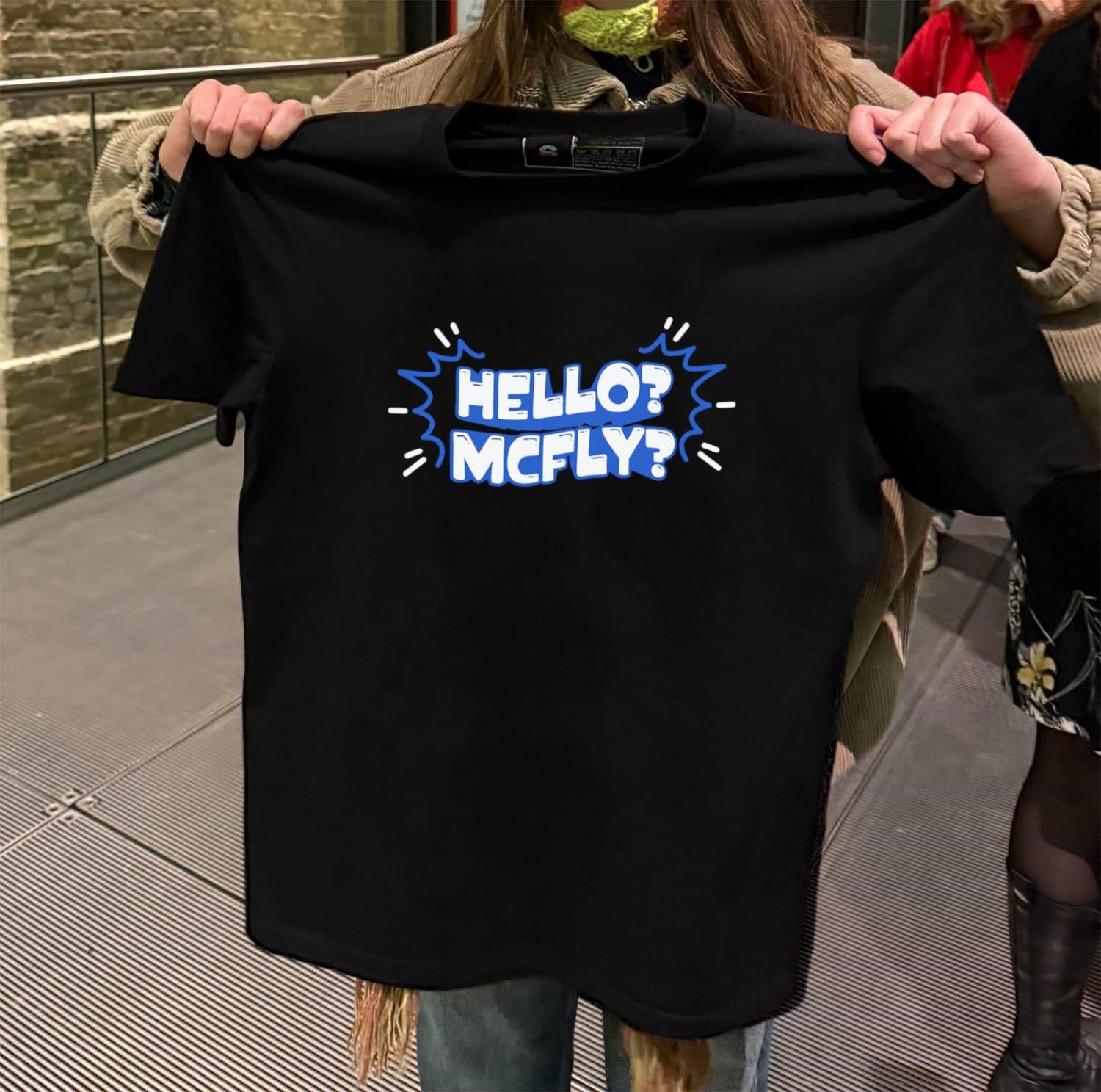 Hello Mcfly black-t-shirt