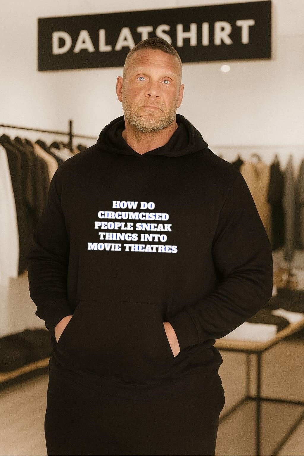 How Do Circumcised People Sneak Things Into Movie Theatres hoodie