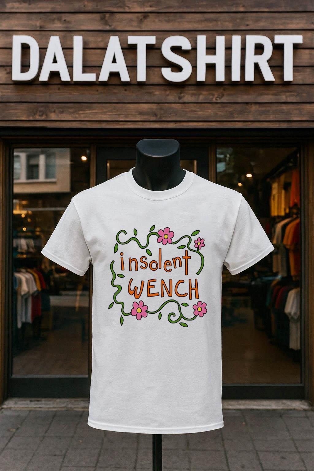 Insolent Wench flower shirt