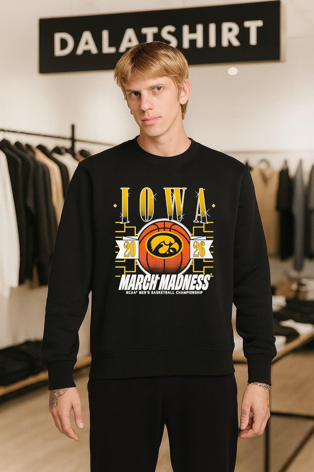 Iowa Hawkeyes MBB 2026 March Madness Ncaa Men's Basketball Championship sweater