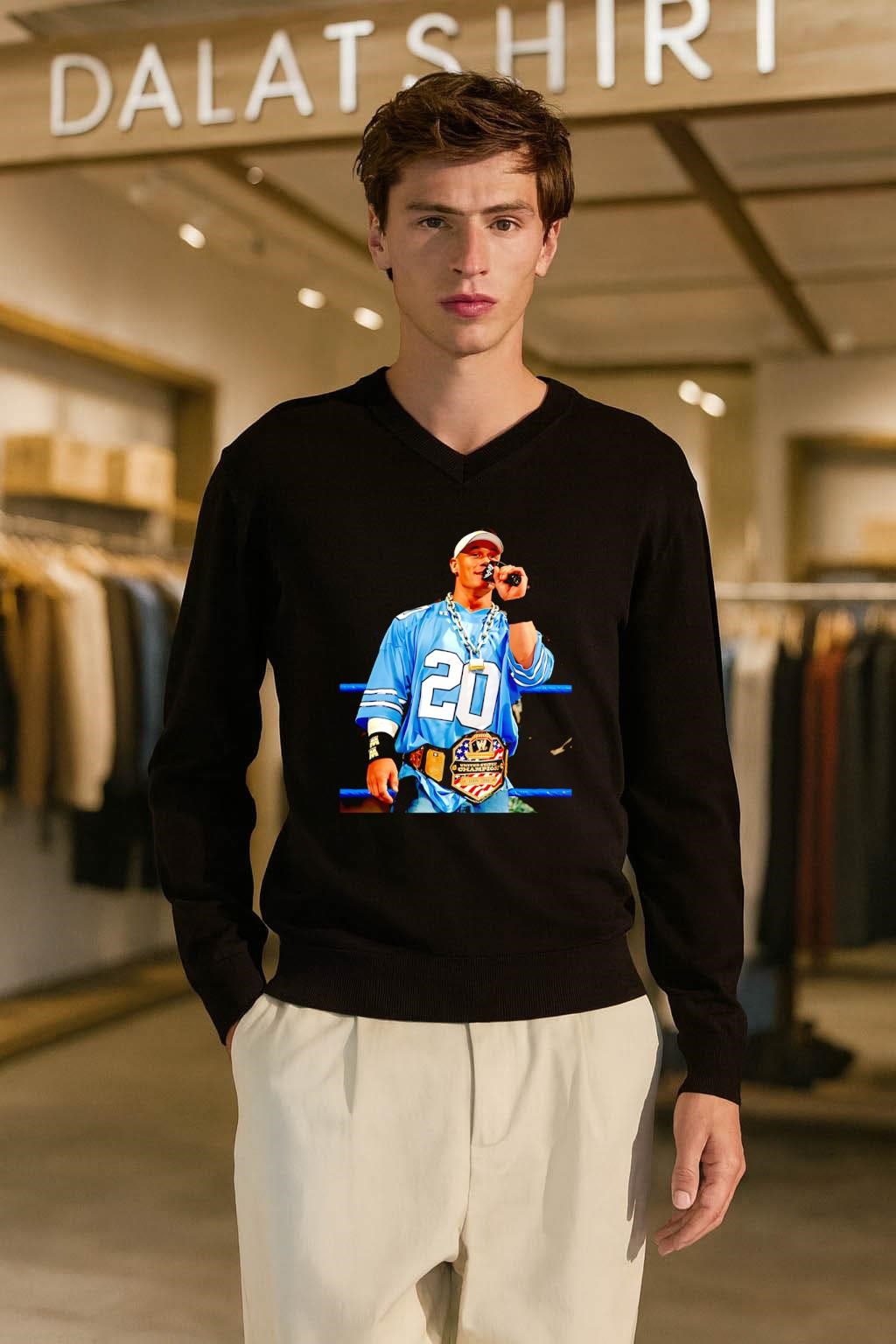 John Cena WWE United States Champion Chain long-sleeve