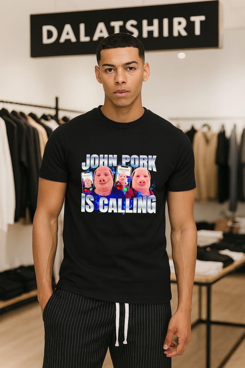 John Pork Is Calling meme shirt