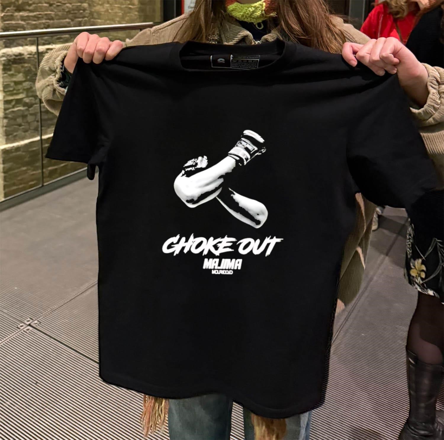 Kazumasa Majima Choke Out black-t-shirt