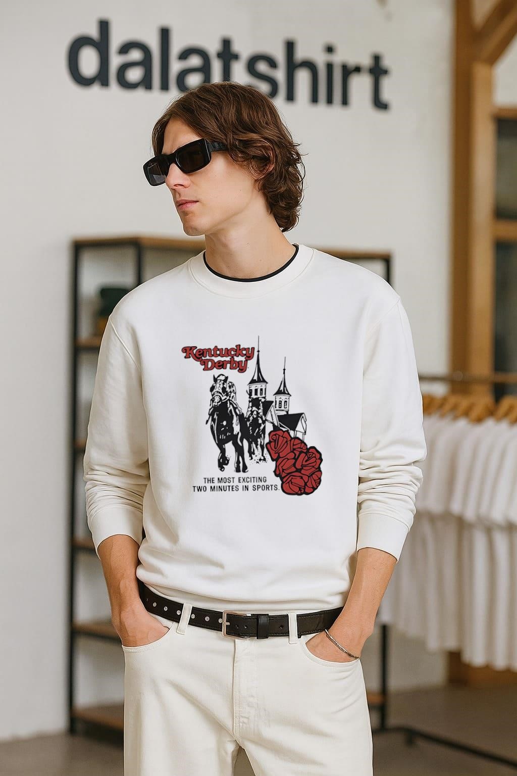 Kentucky Derby The Most Exciting Two Minutes In Sports Horse long-sleeve