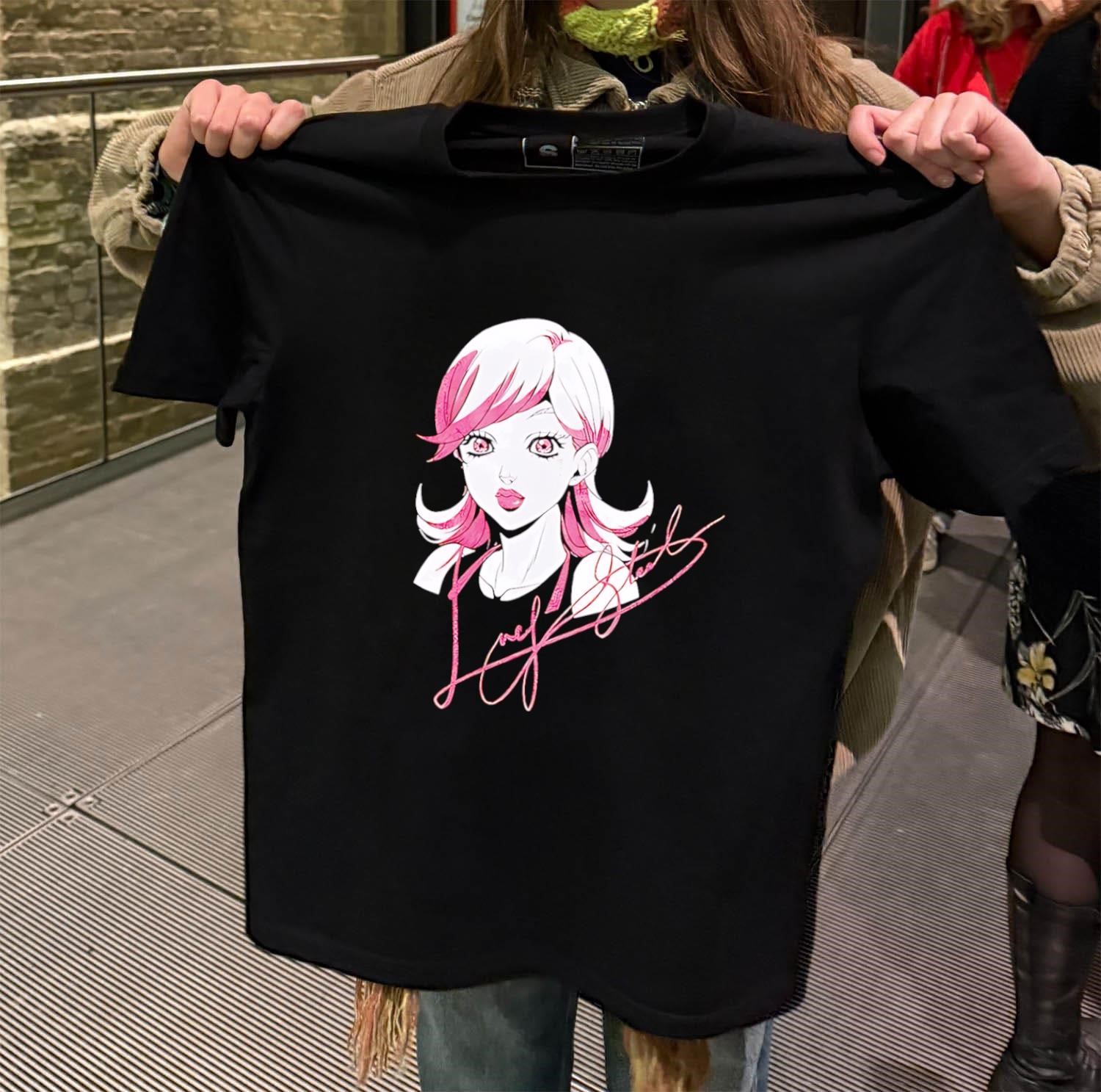 Lucy Steel Steel Ball Run black-t-shirt