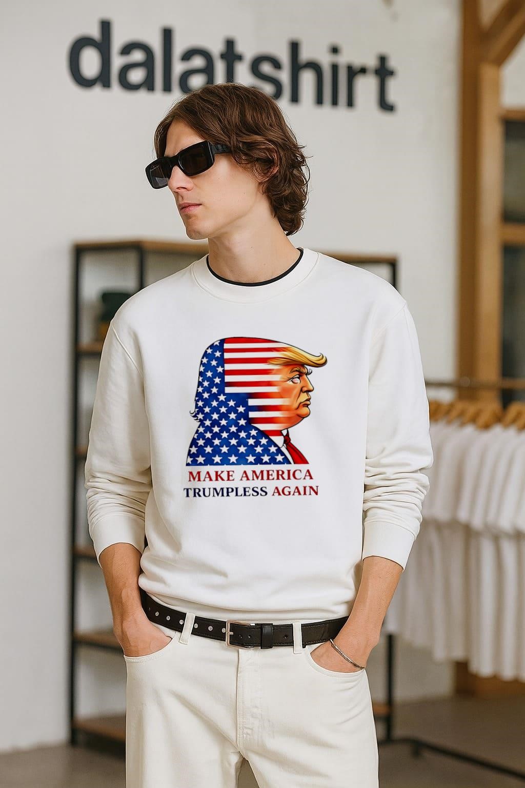 Make America Trumpless Again Anti Trump long-sleeve