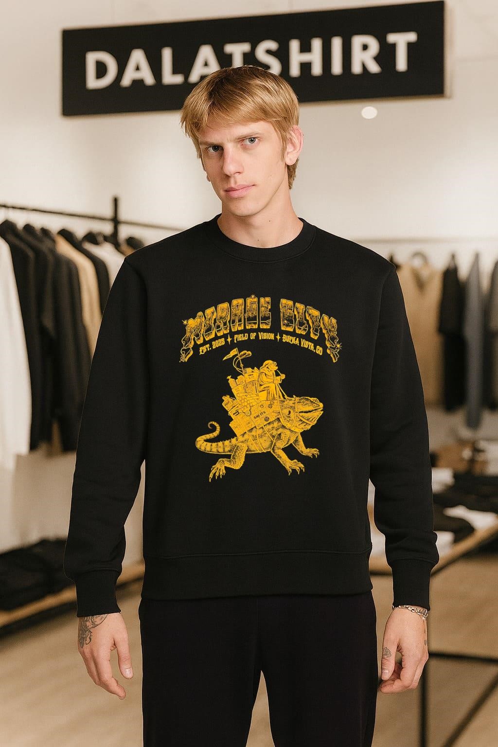 Mirage City Est. 2025 Field Of Vision Buena sweater