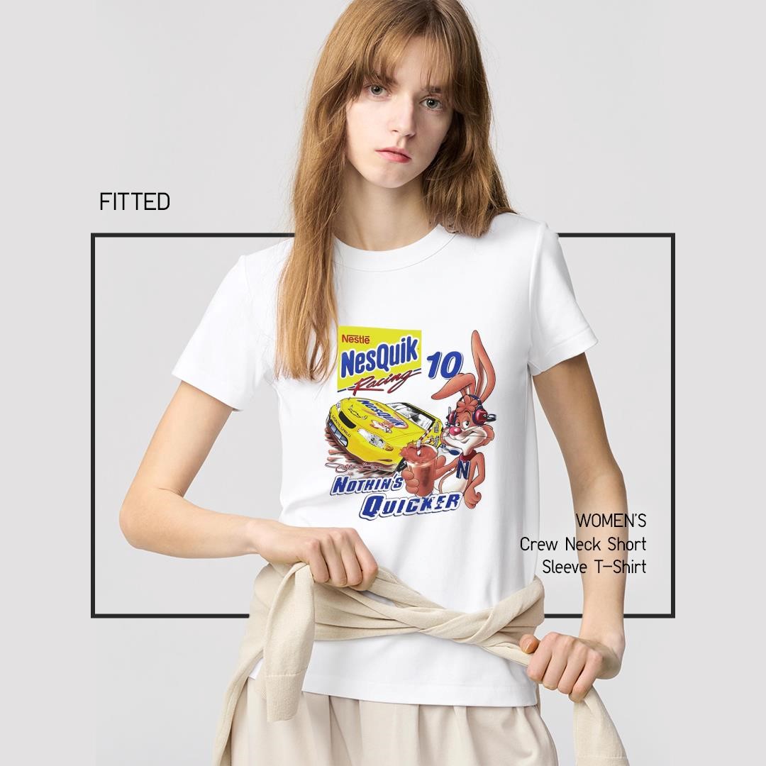 Nice Nesquik x Nascar Nothin's Quicker cartoon women's-shirt