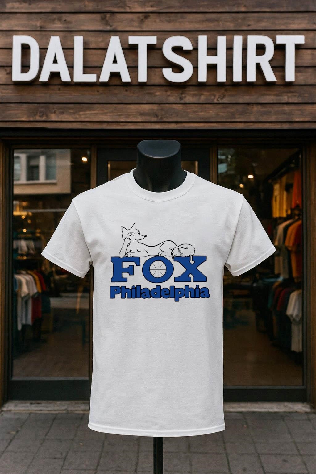 Nice Philadelphia Fox basketball logo shirt