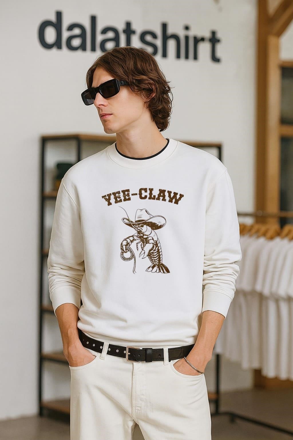 Nice Yee Claw Crayfish cowboy long-sleeve