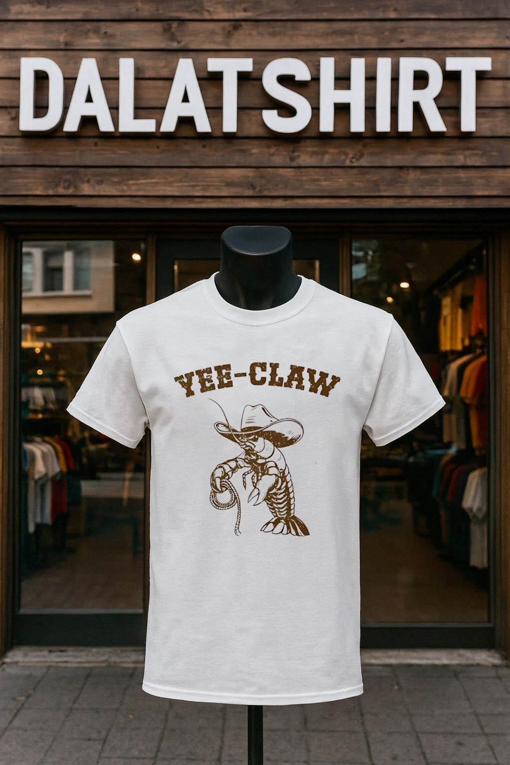 Nice Yee Claw Crayfish cowboy shirt