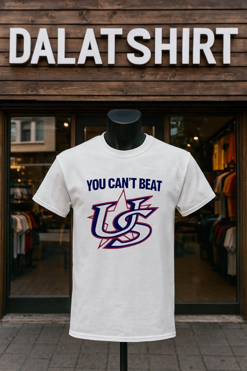 Nice You CAn't Beat USA Baseball shirt