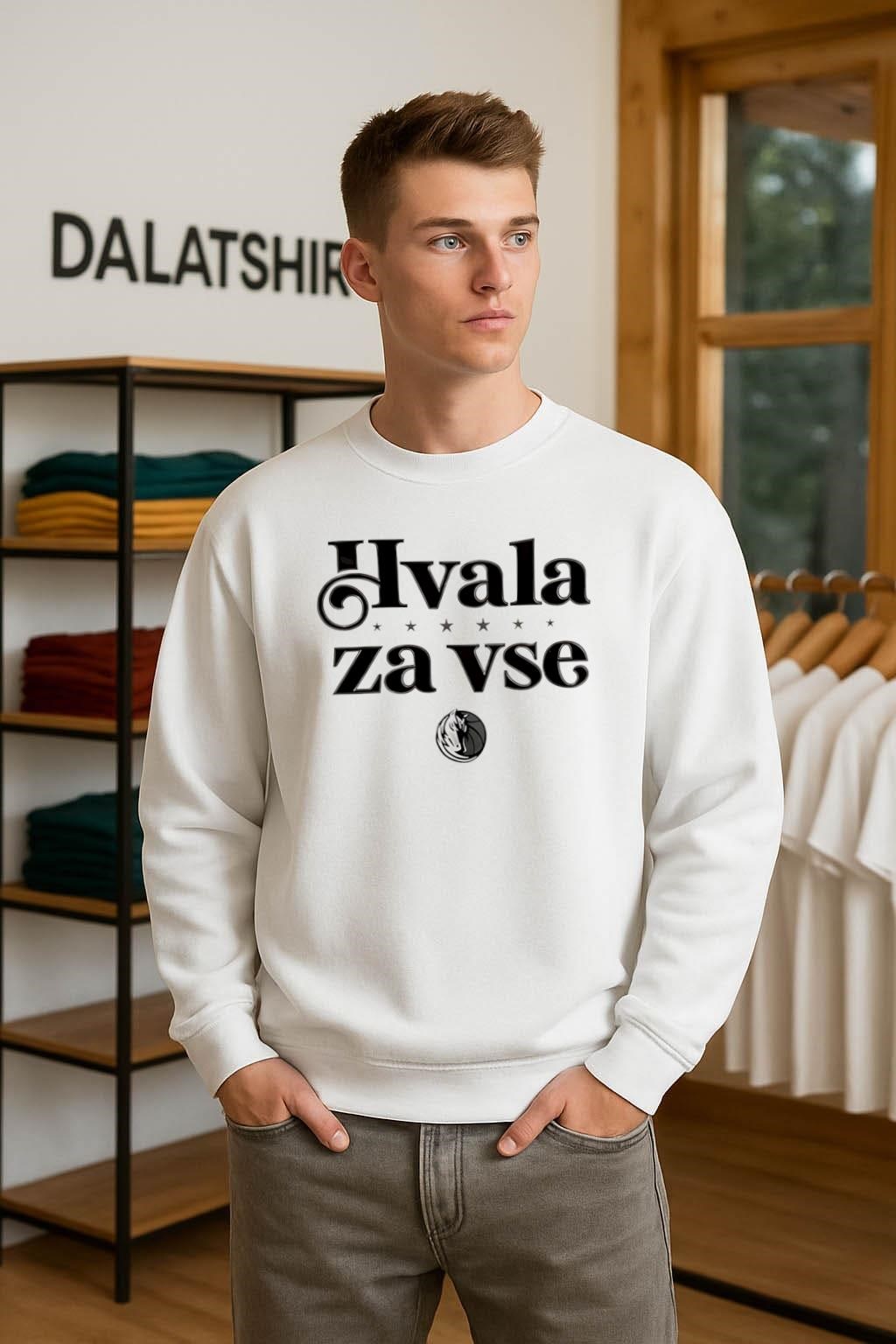 Original Dallas Mavericks hvala za vse logo sweater