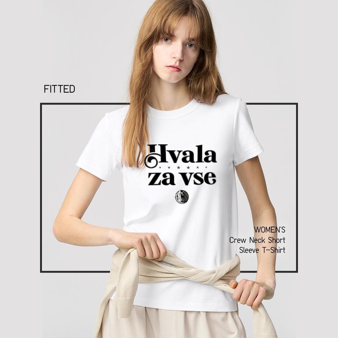 Original Dallas Mavericks hvala za vse logo women's-shirt