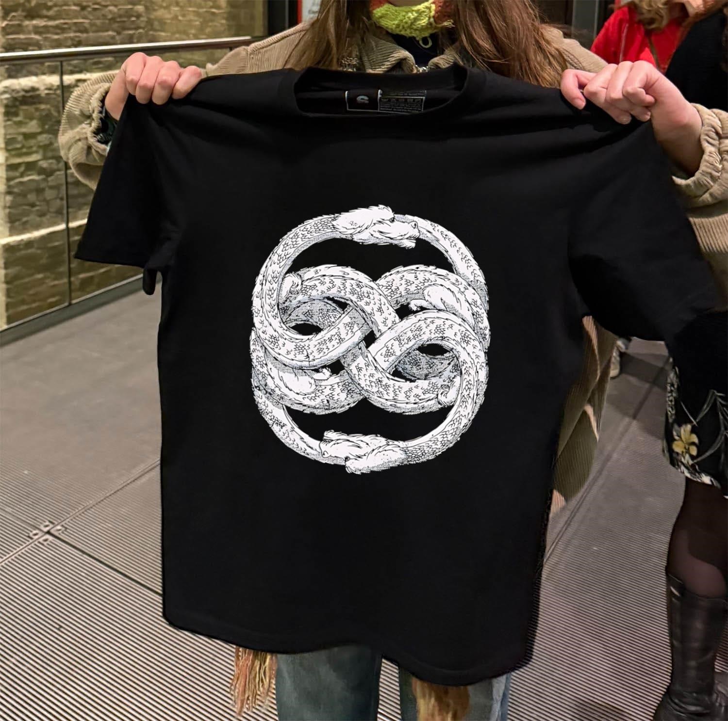 Ouroboros Dragons black-t-shirt