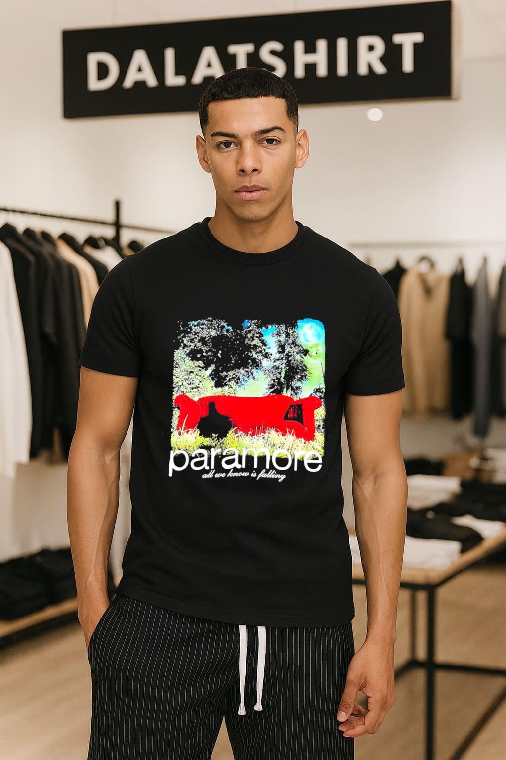 Paramore All We Know Is Falling Red Sofa Forest shirt