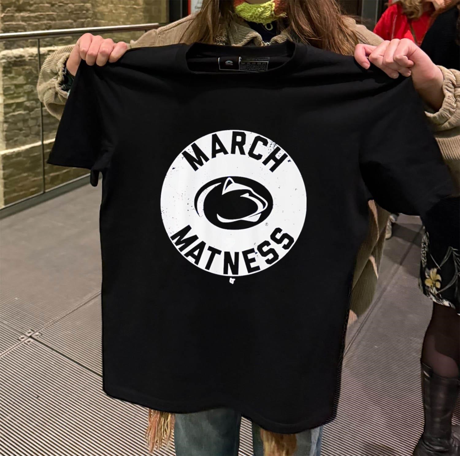 Penn State Wrestling March Matness NCAA Men's Basketball Championship black-t-shirt