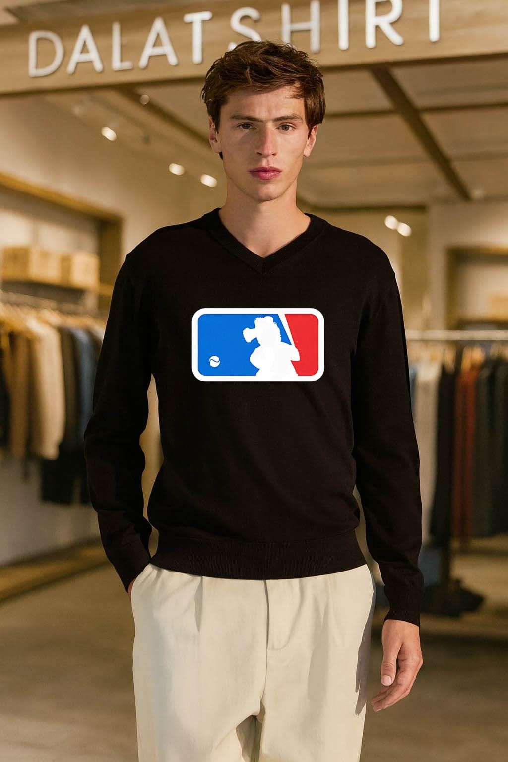 Phurry Philly Phan MLB logo long-sleeve