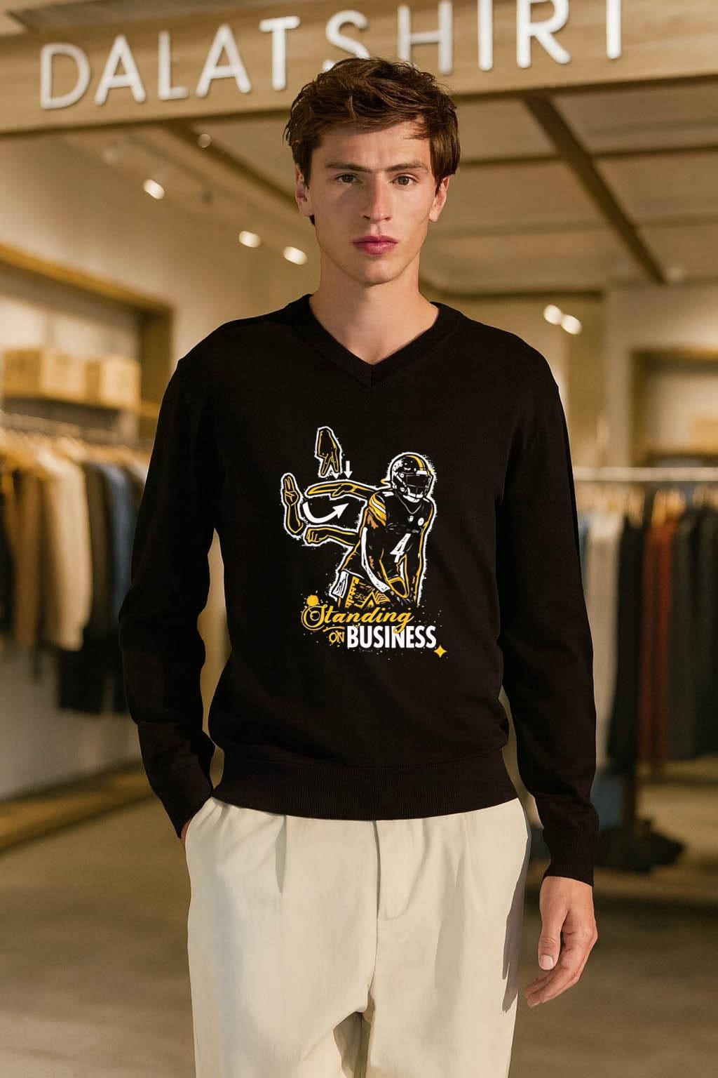 Pittsburgh Steelers Standing on Business long-sleeve